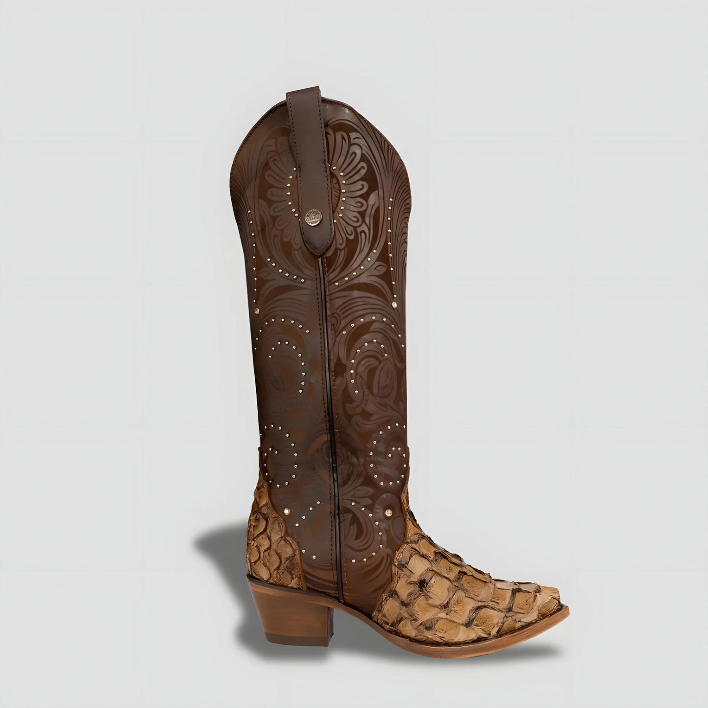 Elegant Genuine Fish Skin Boot for Women