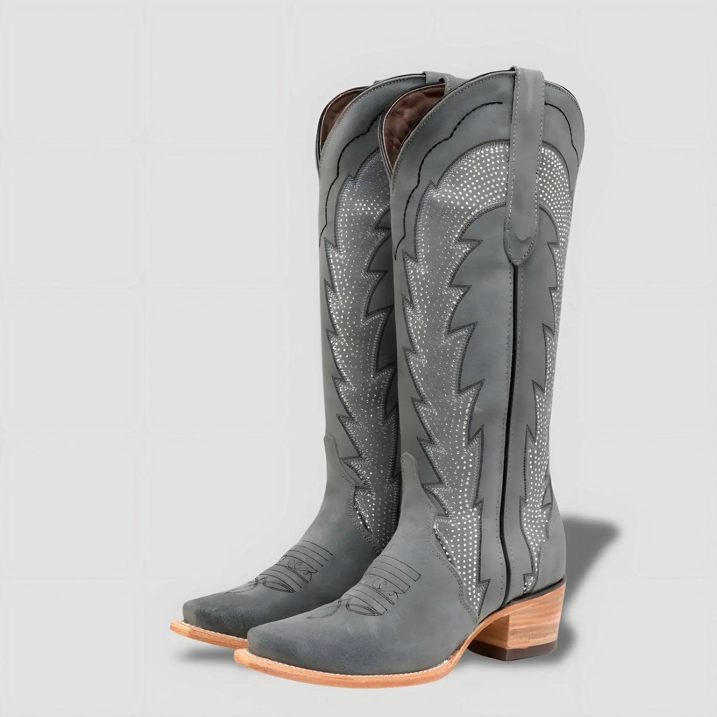 Bota Elegante En Piel Genuina Para Dama