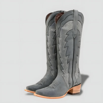 Bota Elegante En Piel Genuina Para Dama