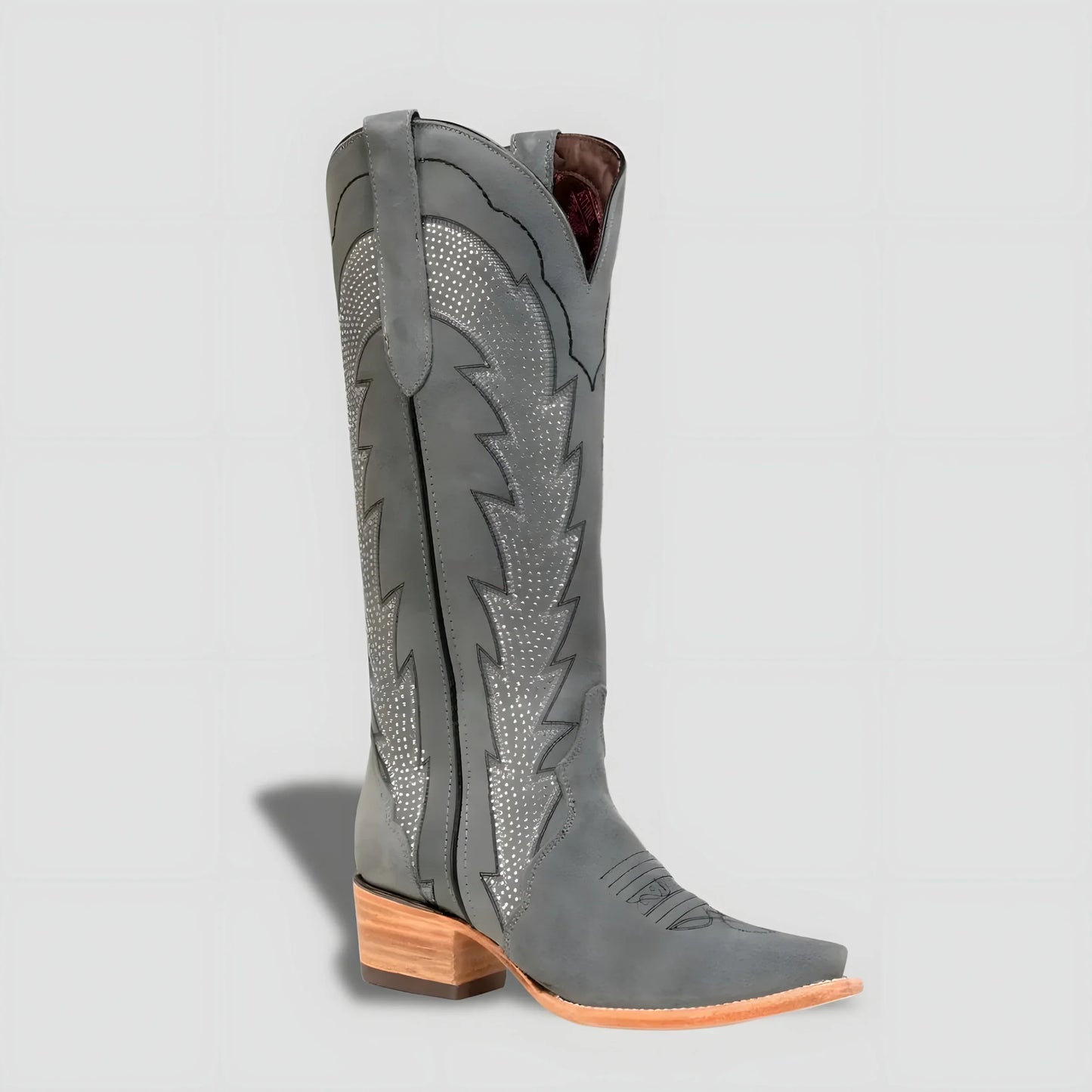 Bota Elegante En Piel Genuina Para Dama