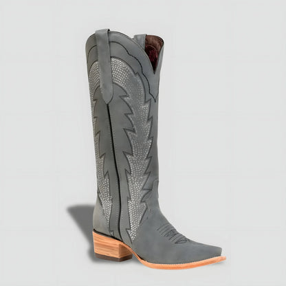 Bota Elegante En Piel Genuina Para Dama