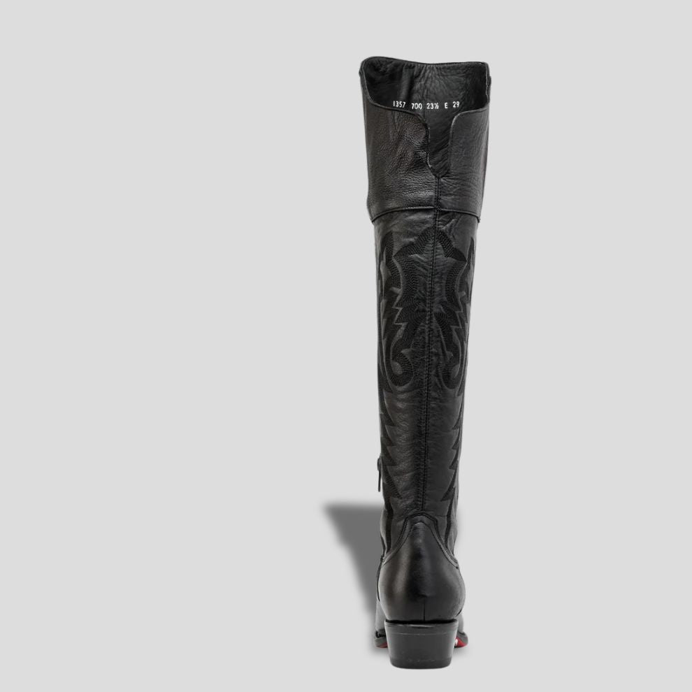 Bota Tradicional En Piel Genuina Para Dama