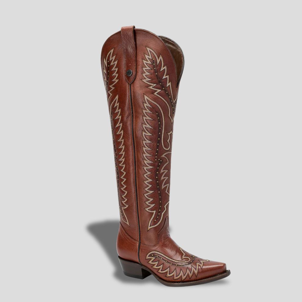 Bota Tradicional En Piel Genuina Para Dama