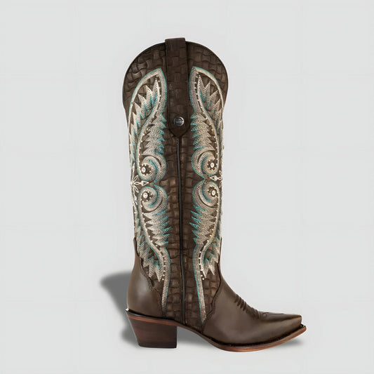 Bota Elegante En Piel Genuina Para Dama