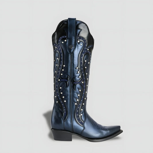 Bota Elegante En Piel Genuina Para Dama