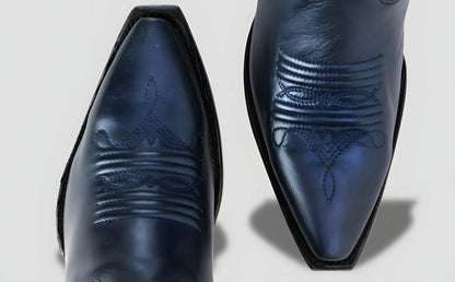 Bota Elegante En Piel Genuina Para Dama