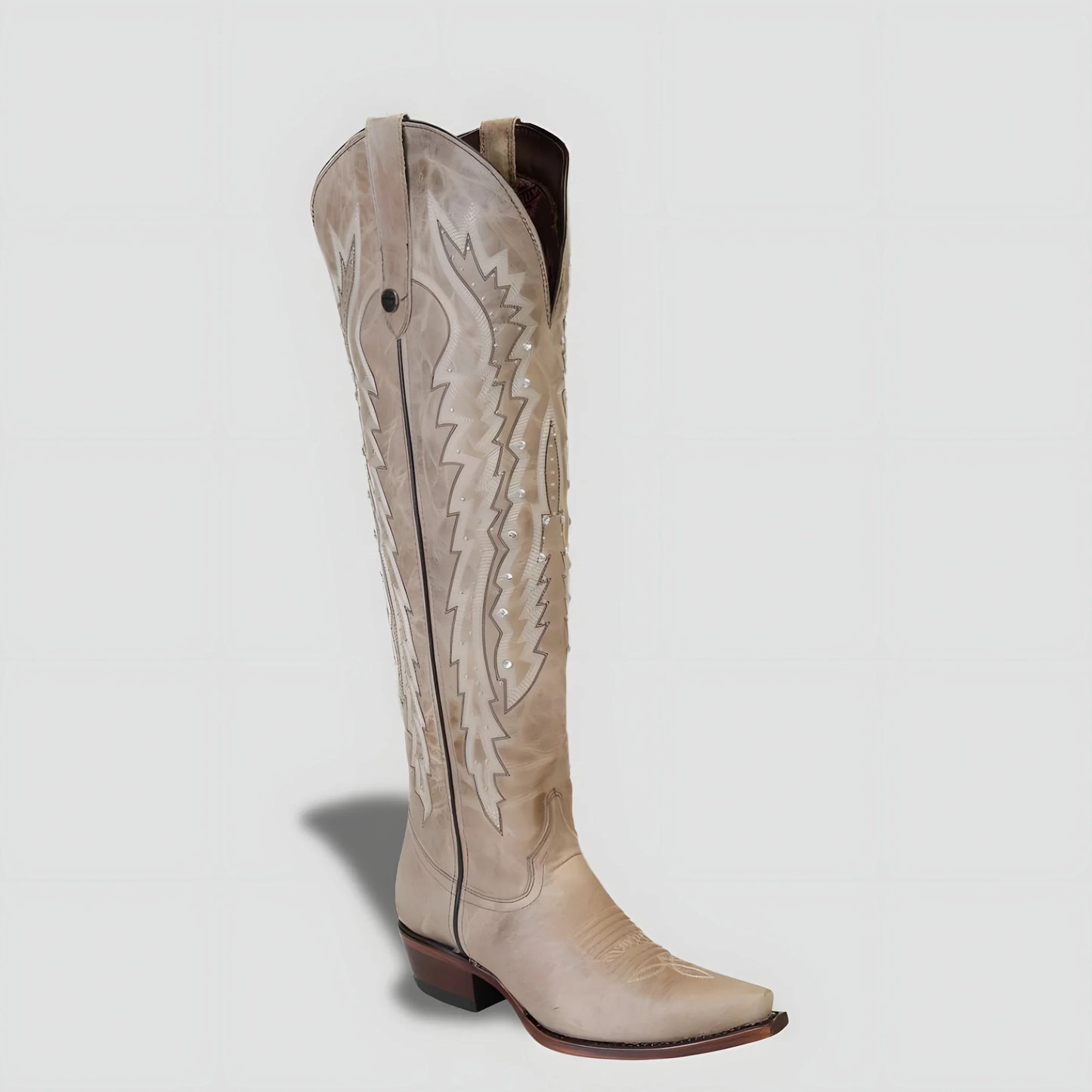 Bota Tradicional En Piel Genuina Para Dama