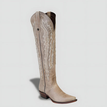 Bota Tradicional En Piel Genuina Para Dama