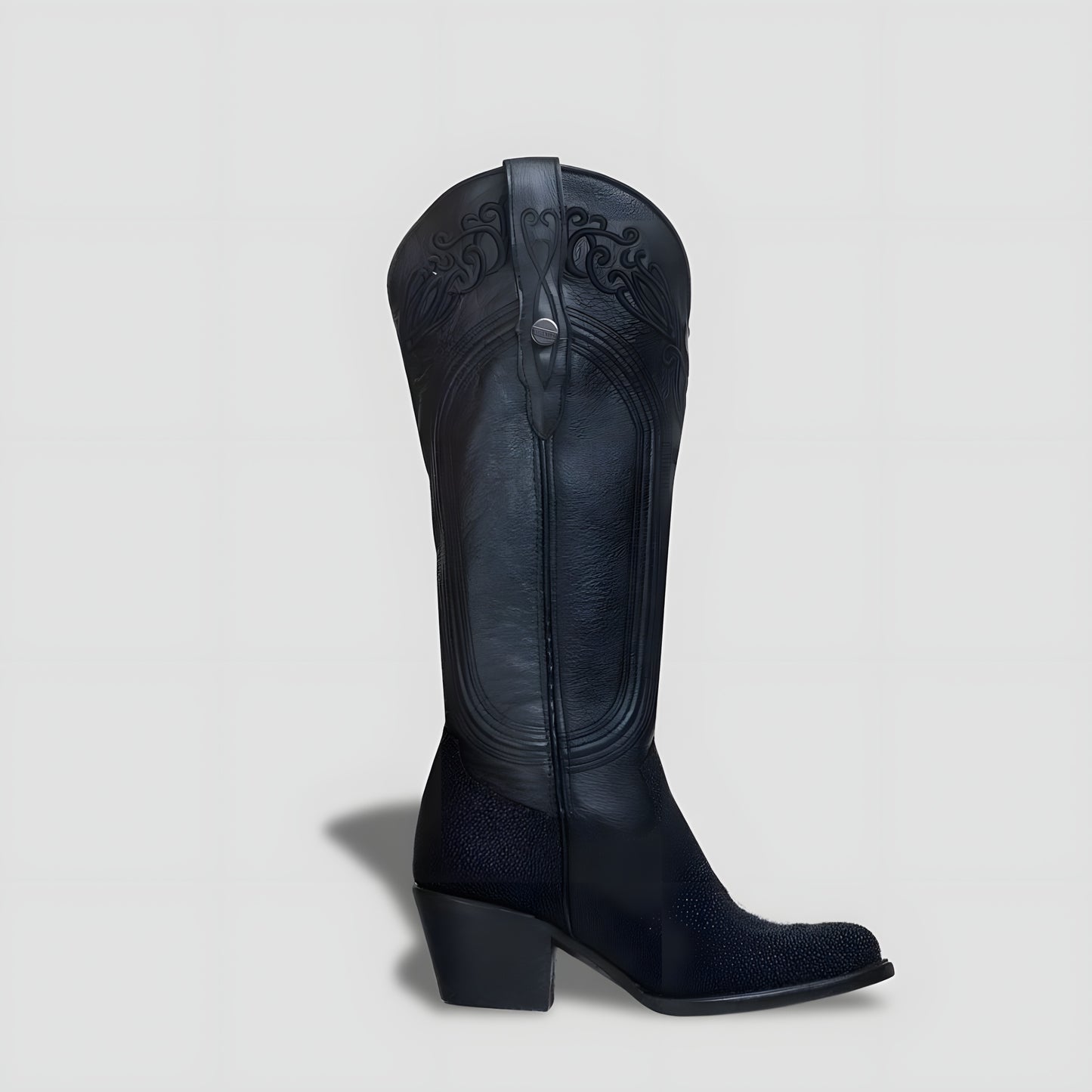 Elegant Genuine Stingray Leather Boot for Women