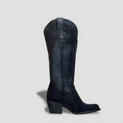 Elegant Genuine Stingray Leather Boot for Women